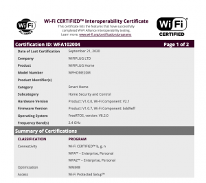 WP2_certification